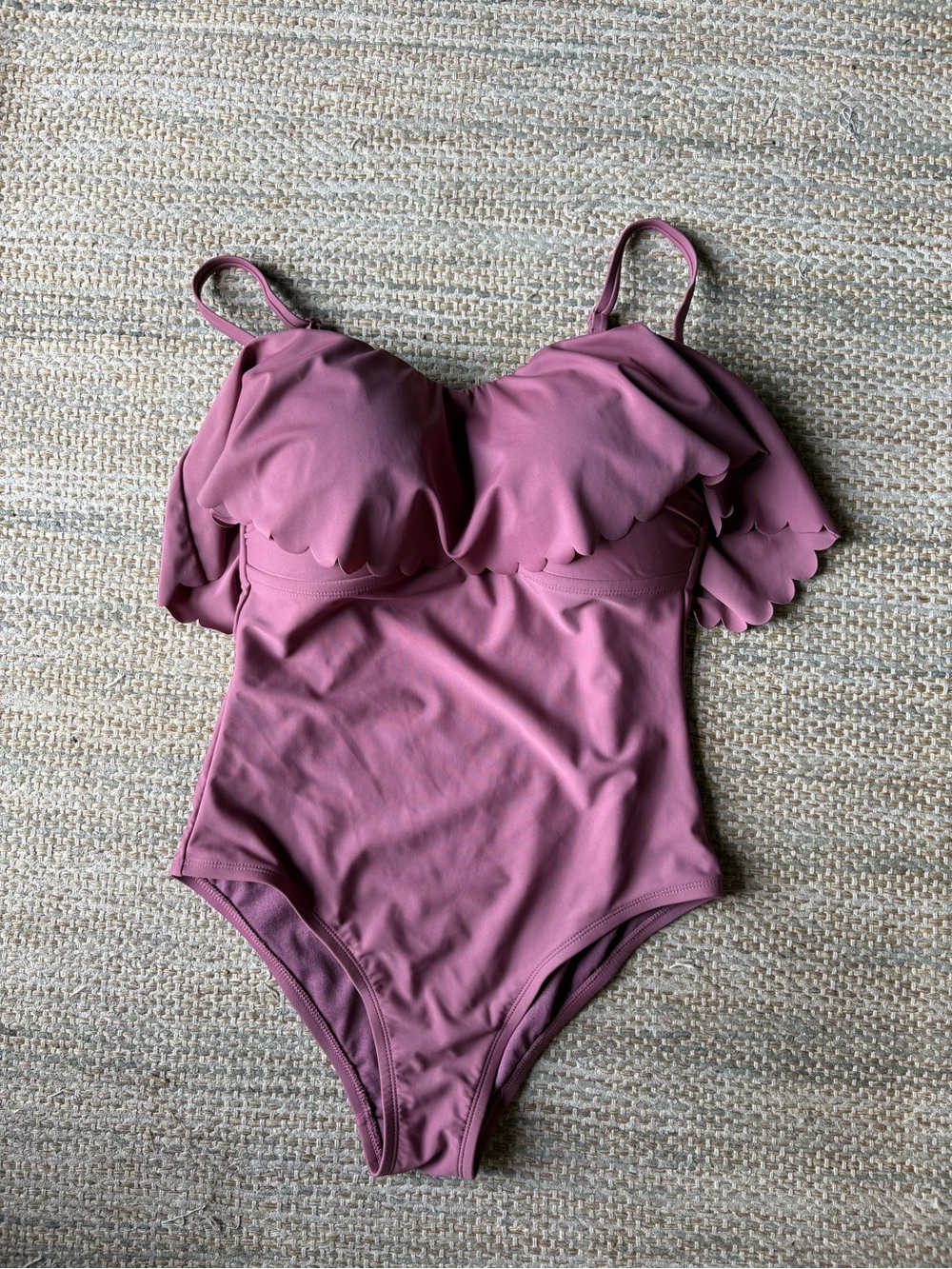 Kona Sol Dusty Mauve One-Piece Swimsuit
